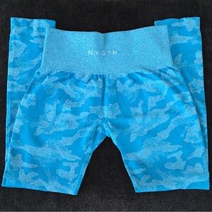 Nvgtn Caribbean Blue Camo Leggings